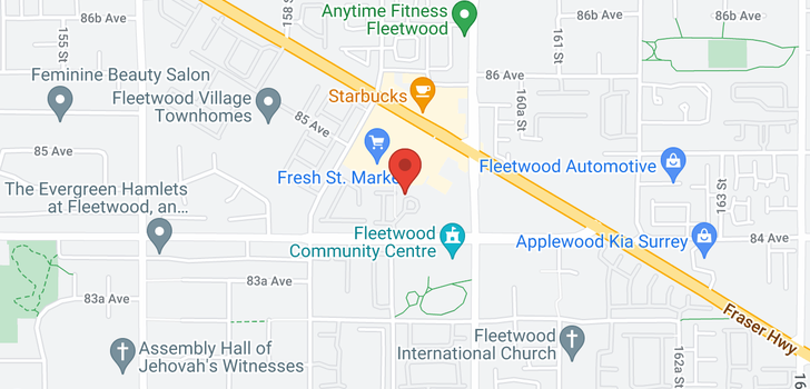 map of 310 15885 84 AVENUE